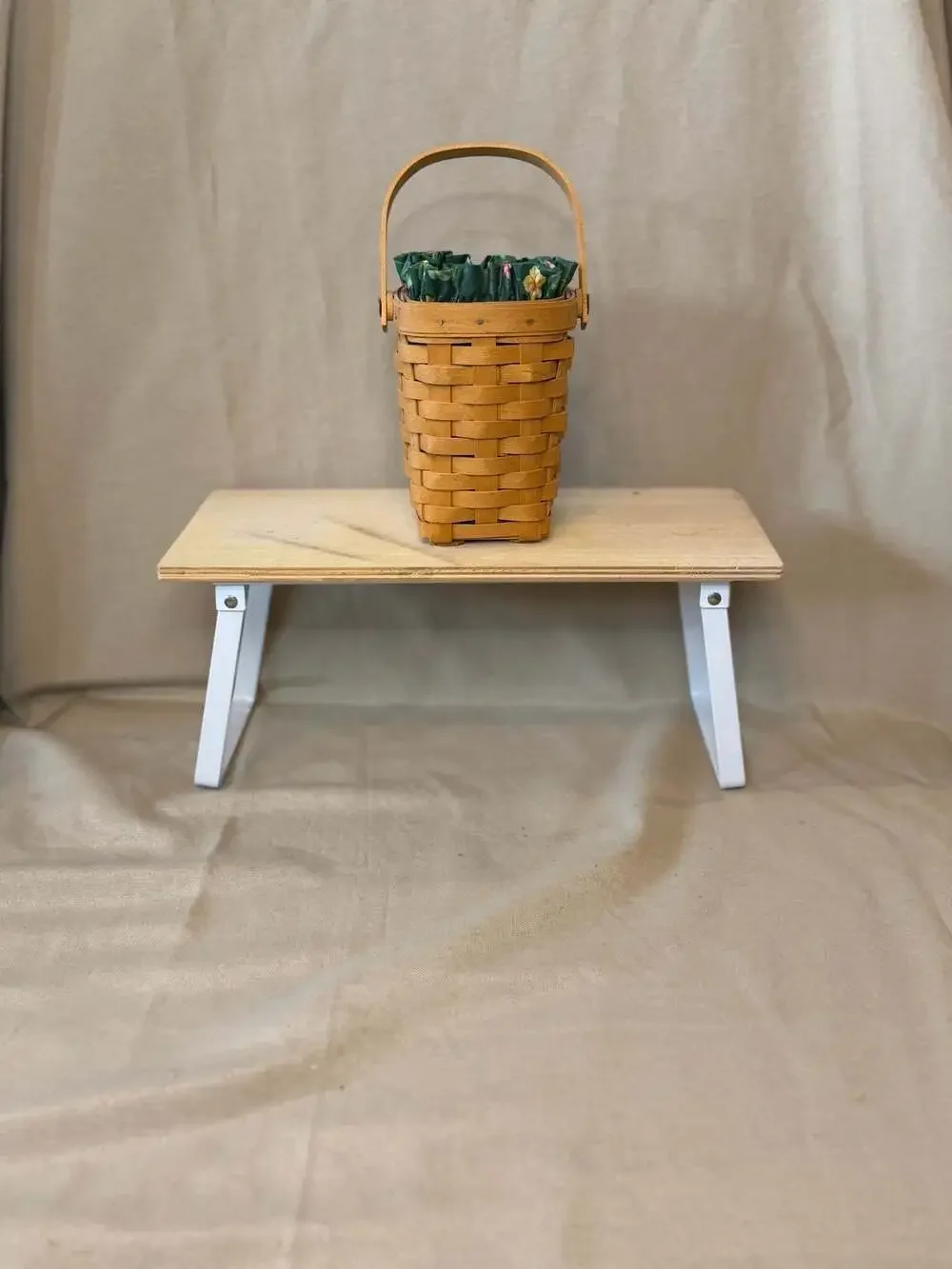 Longaberger 1998 Horizon of Hope Handwoven Basket with Liner and Protector